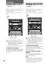 Preview for 42 page of Sony MHC-VX90AV Operating Instructions Manual