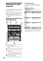 Preview for 44 page of Sony MHC-VX90AV Operating Instructions Manual