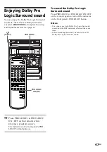 Preview for 47 page of Sony MHC-VX90AV Operating Instructions Manual