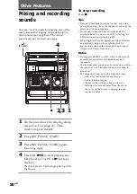 Preview for 50 page of Sony MHC-VX90AV Operating Instructions Manual