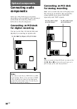 Preview for 54 page of Sony MHC-VX90AV Operating Instructions Manual