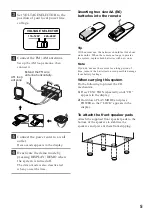 Предварительный просмотр 5 страницы Sony MHC-W550 Operating Instructions Manual