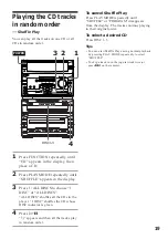 Preview for 19 page of Sony MHC-W550 Operating Instructions Manual