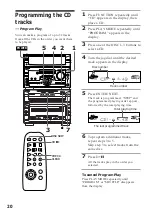 Preview for 20 page of Sony MHC-W550 Operating Instructions Manual