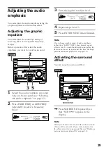 Preview for 29 page of Sony MHC-W550 Operating Instructions Manual