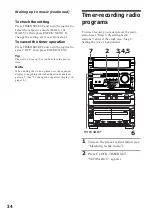 Preview for 34 page of Sony MHC-W550 Operating Instructions Manual