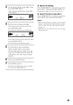 Preview for 35 page of Sony MHC-W550 Operating Instructions Manual