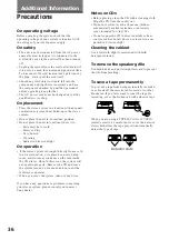 Preview for 36 page of Sony MHC-W550 Operating Instructions Manual