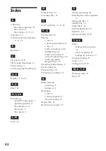 Preview for 42 page of Sony MHC-W550 Operating Instructions Manual