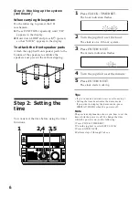 Предварительный просмотр 6 страницы Sony MHC-W555 Operating Instructions Manual