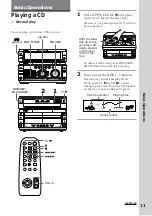Preview for 11 page of Sony MHC-W555 Operating Instructions Manual
