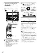 Preview for 14 page of Sony MHC-W555 Operating Instructions Manual