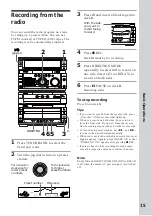 Preview for 15 page of Sony MHC-W555 Operating Instructions Manual