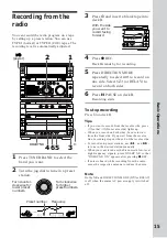 Предварительный просмотр 15 страницы Sony MHC-W555 Operating Instructions Manual