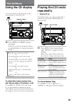 Предварительный просмотр 19 страницы Sony MHC-W555 Operating Instructions Manual