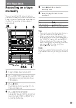 Предварительный просмотр 23 страницы Sony MHC-W555 Operating Instructions Manual