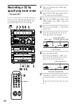 Предварительный просмотр 24 страницы Sony MHC-W555 Operating Instructions Manual