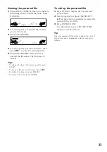 Preview for 31 page of Sony MHC-W555 Operating Instructions Manual