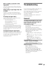 Preview for 37 page of Sony MHC-W555 Operating Instructions Manual