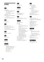 Preview for 42 page of Sony MHC-W555 Operating Instructions Manual