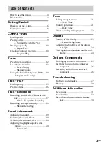 Preview for 3 page of Sony MHC-WZ5 Operating Instructions Manual