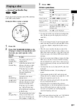 Предварительный просмотр 9 страницы Sony MHC-WZ5 Operating Instructions Manual