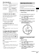 Предварительный просмотр 13 страницы Sony MHC-WZ5 Operating Instructions Manual