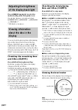 Preview for 24 page of Sony MHC-WZ5 Operating Instructions Manual