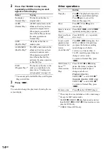 Preview for 14 page of Sony MHC-WZ80D Operating Instructions Manual