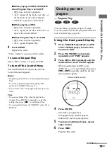 Preview for 19 page of Sony MHC-WZ80D Operating Instructions Manual