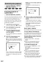 Preview for 28 page of Sony MHC-WZ80D Operating Instructions Manual