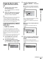 Preview for 29 page of Sony MHC-WZ80D Operating Instructions Manual