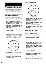 Preview for 36 page of Sony MHC-WZ80D Operating Instructions Manual