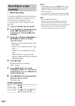 Preview for 42 page of Sony MHC-WZ80D Operating Instructions Manual