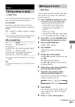 Preview for 47 page of Sony MHC-WZ80D Operating Instructions Manual