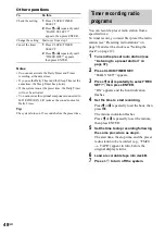 Preview for 48 page of Sony MHC-WZ80D Operating Instructions Manual