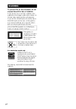Preview for 2 page of Sony MHC-WZ88D Operating Instructions Manual