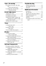 Preview for 4 page of Sony MHC-WZ88D Operating Instructions Manual