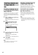 Preview for 26 page of Sony MHC-WZ88D Operating Instructions Manual