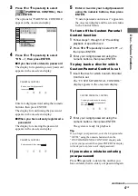 Preview for 47 page of Sony MHC-WZ88D Operating Instructions Manual