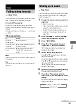 Preview for 73 page of Sony MHC-WZ88D Operating Instructions Manual