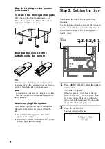 Preview for 6 page of Sony MHC-ZX10 - Mini Hifi Component System Operating Instructions Manual