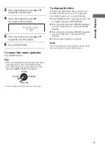 Preview for 7 page of Sony MHC-ZX10 - Mini Hifi Component System Operating Instructions Manual