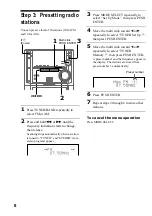 Preview for 8 page of Sony MHC-ZX10 - Mini Hifi Component System Operating Instructions Manual