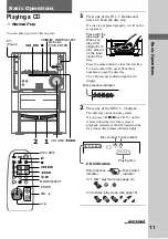 Preview for 11 page of Sony MHC-ZX10 - Mini Hifi Component System Operating Instructions Manual
