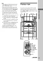 Предварительный просмотр 17 страницы Sony MHC-ZX10 - Mini Hifi Component System Operating Instructions Manual