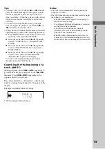 Предварительный просмотр 19 страницы Sony MHC-ZX10 - Mini Hifi Component System Operating Instructions Manual