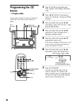 Preview for 24 page of Sony MHC-ZX10 - Mini Hifi Component System Operating Instructions Manual