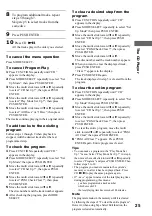 Preview for 25 page of Sony MHC-ZX10 - Mini Hifi Component System Operating Instructions Manual