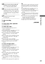 Preview for 29 page of Sony MHC-ZX10 - Mini Hifi Component System Operating Instructions Manual